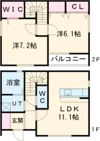 りんごの家の間取り画像