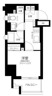 アトラス西早稲田の間取り画像