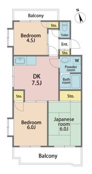 プレミール東所沢の間取り画像