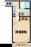 コモド淵野辺の間取り画像