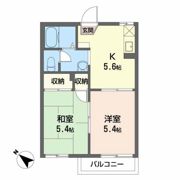 アバンティ南光台南Bの間取り画像