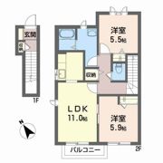 アネシス南光台東の間取り画像
