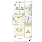 コスモ豊洲レジデンスマリナコートの間取り画像