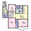 サンハイムBの間取り画像