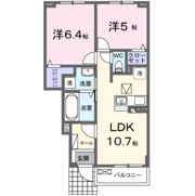 クラール倉治Dの間取り画像