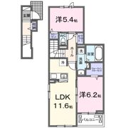 メゾン・ド・リュミエールⅢの間取り画像