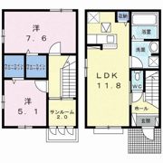 メゾンヨシマツⅢの間取り画像