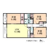 フィール高岡駅南の間取り画像