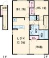 セジュール沼ノ端中央Ⅴの間取り画像