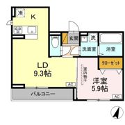 D-SOLACE祐光 Aの間取り画像