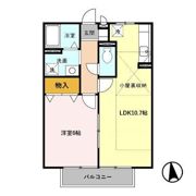 プロムナード Aの間取り画像