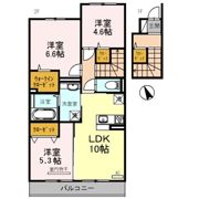 レセンテシャトーの間取り画像