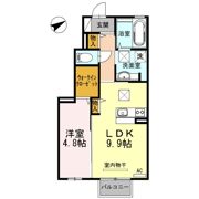 Dーroom ひまわりの間取り画像
