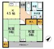 かつきハイツの間取り画像