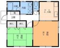 南江戸6丁目池田借家の間取り画像