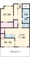 ディアコート新栄の間取り画像