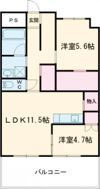 ディアコート新栄の間取り画像