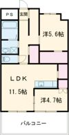 ディアコート新栄の間取り画像