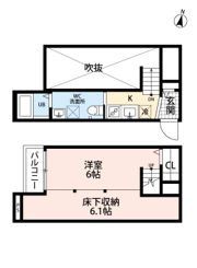 CREA南熊本(クレア)の間取り画像