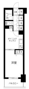 ナビウス新中野の間取り画像