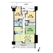 サーパス浜ノ町ツインタワーの間取り画像