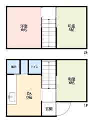 厚木市上依知戸建の間取り画像