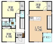小幡中1－1211KODATEXⅠB棟の間取り画像