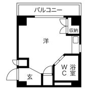 堀田朝日マンションの間取り画像