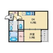 ハーモニーテラス中島町の間取り画像