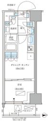 パークアクシス品川天王洲アイルの間取り画像