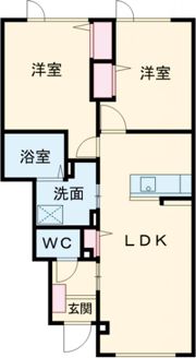 ひばりヶ丘レジデンスA棟の間取り画像