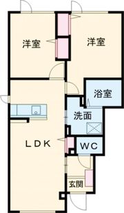 ひばりヶ丘レジデンスA棟の間取り画像