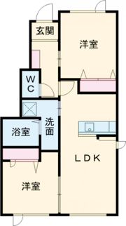 ひばりヶ丘レジデンスB棟の間取り画像