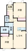 ひばりヶ丘レジデンスB棟の間取り画像