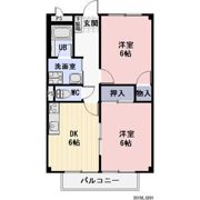 クレセール越野Aの間取り画像