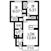 ロイヤルコート藤原京 A棟の間取り画像