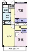 ラフィーネ美術館前の間取り画像