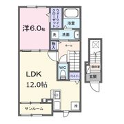 シャンテ カノンBの間取り画像