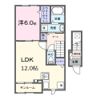 シャンテ カノンBの間取り画像