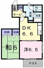 ヴィラ緑ヶ丘の間取り画像
