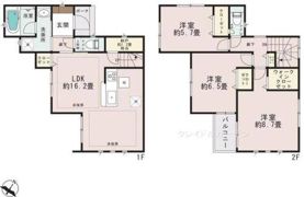 クレイドルガーデン横浜市青葉区松風台第1 1号棟の間取り画像