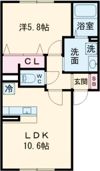 first sky Kの間取り画像