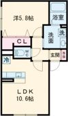 first sky Kの間取り画像