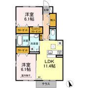 グランデュール Aの間取り画像