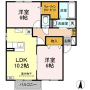 アメニティおおうち Cの間取り画像