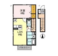 エスポワール海都 Aの間取り画像