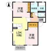 クレシェンテ Aの間取り画像
