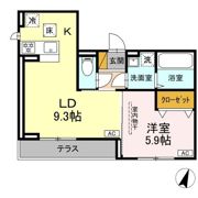D-SOLACE祐光 Bの間取り画像