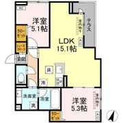 セレスティア船橋Ⅱの間取り画像