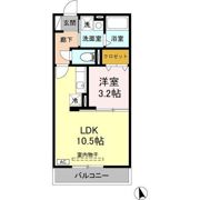 セゾントレビナの間取り画像